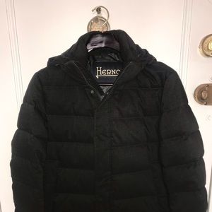 Men’s Gray Herno jacket in a size 54